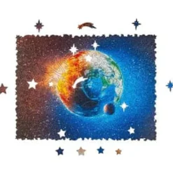 New Unidragon Planet Earth Wooden Jigsaw Puzzle