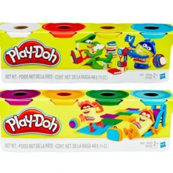 Sale Hasbro Play-Doh 4 oz. 4 Pack of Cans - Assorted Colors