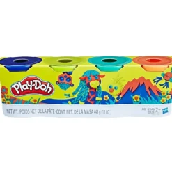 Sale Hasbro Play-Doh 4 oz. 4 Pack of Cans - Assorted Colors