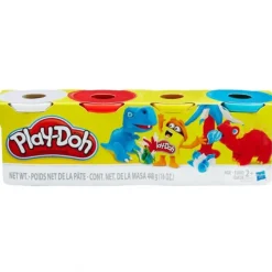 Sale Hasbro Play-Doh 4 oz. 4 Pack of Cans - Assorted Colors