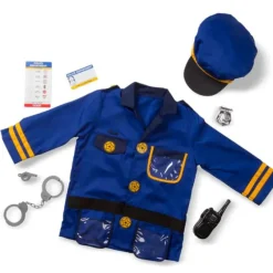 Outlet Melissa u0026 Doug Police Officer Role Play Dress-up Costume Set