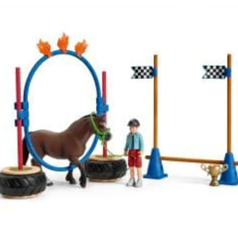 Outlet Schleich Pony Agility Race