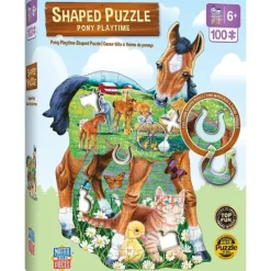 MasterPieces Pony Playtime - 100 Piece Shaped Puzzle