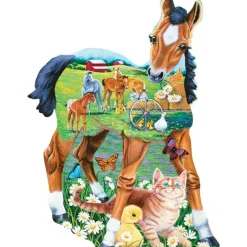 MasterPieces Pony Playtime - 100 Piece Shaped Puzzle