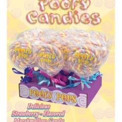 Online Squire Boone Village Poofy Pops - Strawberry Flavored Marshmallow Lollipop