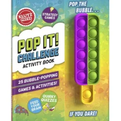 Clearance Klutz Pop It! Challenge Activity Book