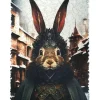 New Unidragon Pop-Art - Count Rabbit Wooden Puzzle - 250 Pieces