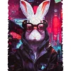 Best Unidragon Pop-Art - Cyber Rabbit Wooden Puzzle - 250 Pieces