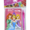 Outlet United Party Princess Spiral Notebook with Pen in Poly Bag with Header 50 Sheets