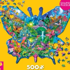 Discount Ceaco Puzzle Shapes - Butterfly - 500 Piece Puzzle