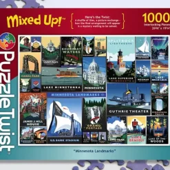 Maynards Puzzle Twist - Minnesota Landmarks - 1,000 Piece Puzzle