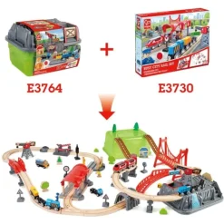 Outlet Hape Railway Bucket Builder Set
