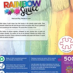 Outlet MasterPieces Rainbow Sauce - Paint and Play - 500 Piece Puzzle