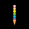 Sale Ooly Rainbow Scoops Stacking Crayons
