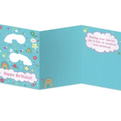 Outlet Peaceable Kingdom Rainbow With Stickers Card