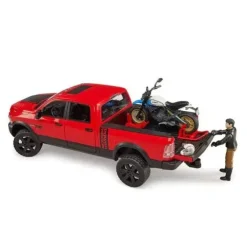 Discount Bruder RAM 2500 Power Wagon with Scrambler Ducati Desert Sled