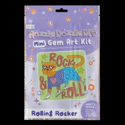 New Ooly Razzle Dazzle DIY Gem Art Kit: Rolling Rocker