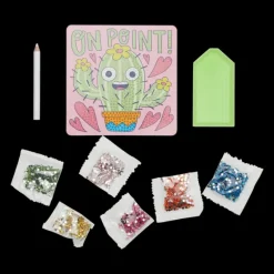 Best Ooly Razzle Dazzle DIY Gem Art Kit: Cheery Cactus