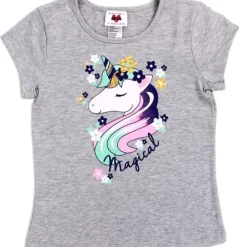 Best Childrens Apparel RMLA Girls Blush 7-12 Foil Screen T-Shirt