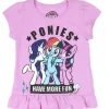 New Childrens Apparel RMLA Girls Blush 4-6X Foil Screen T-Shirt