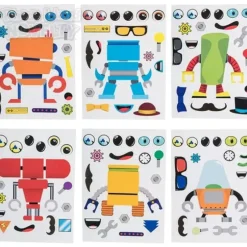 Discount The Toy Network Robot Character Sticker Set - 12 Pieces