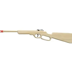 Parris Toys Rubber Band Gun Badlands 30" Long Solid Wood 12 Shot