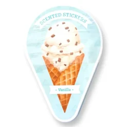Discount Peaceable Kingdom Scented Sticker Tin - Vanilla Ice Cream