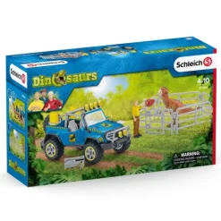 Hot Schleich Off-road Vehicle with Dino Outpost