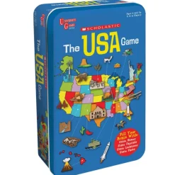 Clearance University Games Scholastic USA Game Tin