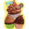 New Peaceable Kingdom Scratch & Sniff Birthday Card - Chocolate Cupcake