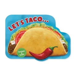 Hot Peaceable Kingdom Scratch & Sniff Birthday Card - Taco