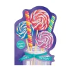 Sale Peaceable Kingdom Scratch & Sniff Birthday Card - Swirl Lollipops Candy