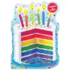 Peaceable Kingdom Scratch & Sniff Birthday Card - Rainbow Cake