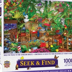 MasterPieces Seek & Find - Garden Hideway - 1000 Piece Puzzle