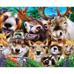 Online MasterPieces Selfies - Woodland Wackiness - 200 Piece Puzzle