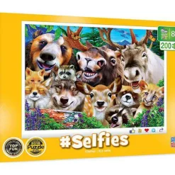 Online MasterPieces Selfies - Woodland Wackiness - 200 Piece Puzzle