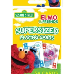Sale MasterPieces Sesame Street - Supersized Playing Cards