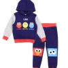 New Childrens Apparel SESAME STREET Boys Toddler 2PC Fleece Hoodie Set