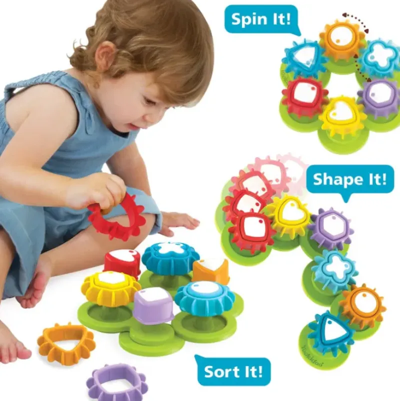 Hot Yookidoo Shape 'n Spin Gear Sorter