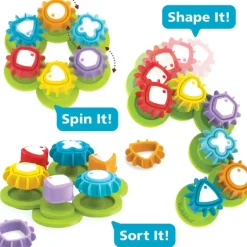 Hot Yookidoo Shape 'n Spin Gear Sorter