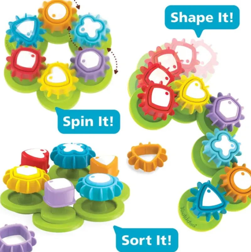 Hot Yookidoo Shape 'n Spin Gear Sorter