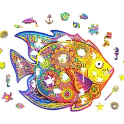Best Unidragon Shining Fish Wooden Puzzle