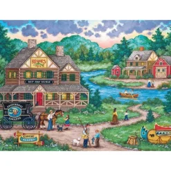 Outlet MasterPieces Signature Collection - Adirondack Anglers - 2000 Piece Puzzle