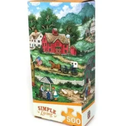 Discount MasterPieces Simple Living - 500 Piece Puzzle Assortment