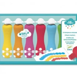 DJECO Six Foam Markers