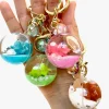 Hot BC Mini Sleeping Animal Ball Key Charm