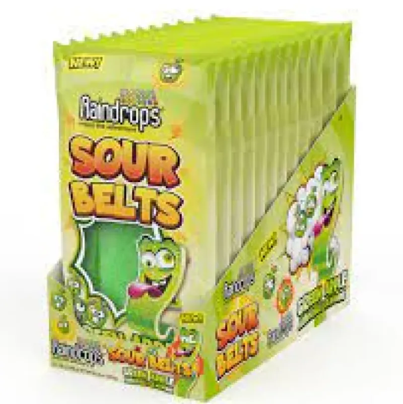 Sale Raindrops Sour Belts Green Apple 3.52 oz.