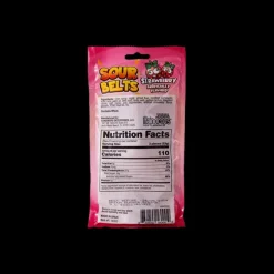Clearance Raindrops Sour Belts Strawberry 3.52 oz.