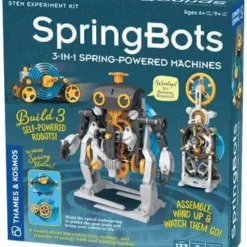Thames u0026 Kosmos SpringBots: 3-in-1 Spring-Powered Robots