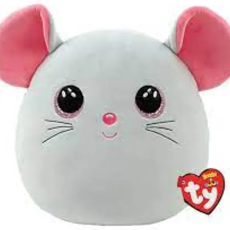 New TY Squish A Boo - Catnip the Mouse